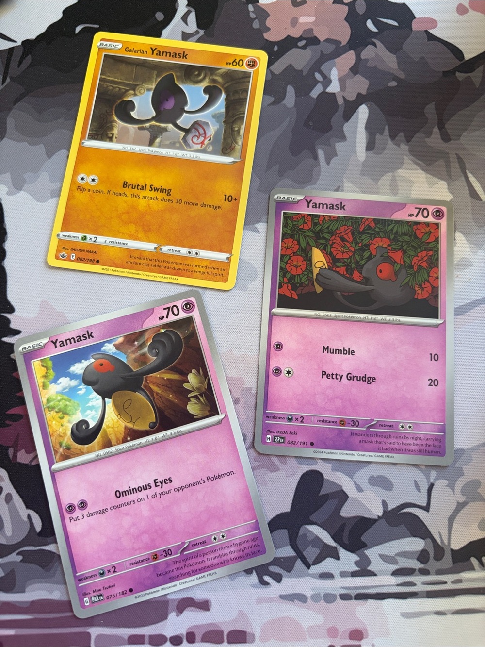Yamask & Galarian Yamask Collection Lot | 3 Pokémon Cards | ✨5/$25✨